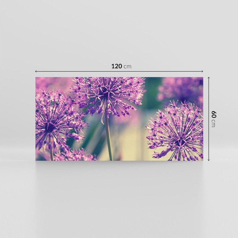 Obraz na płótnie 120x60 - Kwiatowa łąka w pełnym rozkwicie - kwiaty, łąka