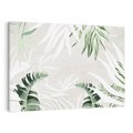 Obraz na płótnie 70x50 - Zielony Raj - monstera, palmy