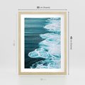 Plakat w ramie 30x40 - Morska potęga - morze, ocean - rama drewno