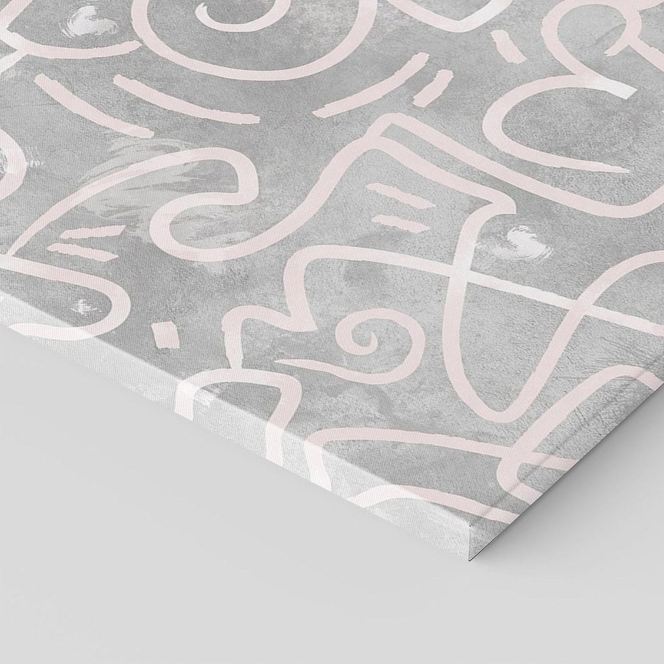 Obraz na płótnie 120x80 - Sploty odblasków i zawirowań - abstrakcyjne rysunki, wzorek