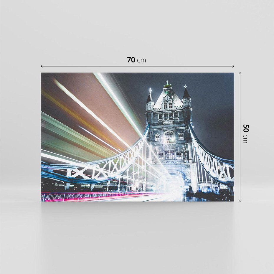 Obraz na płótnie 70x50 - Tower Bridge most Londyn - Tower Bridge, most