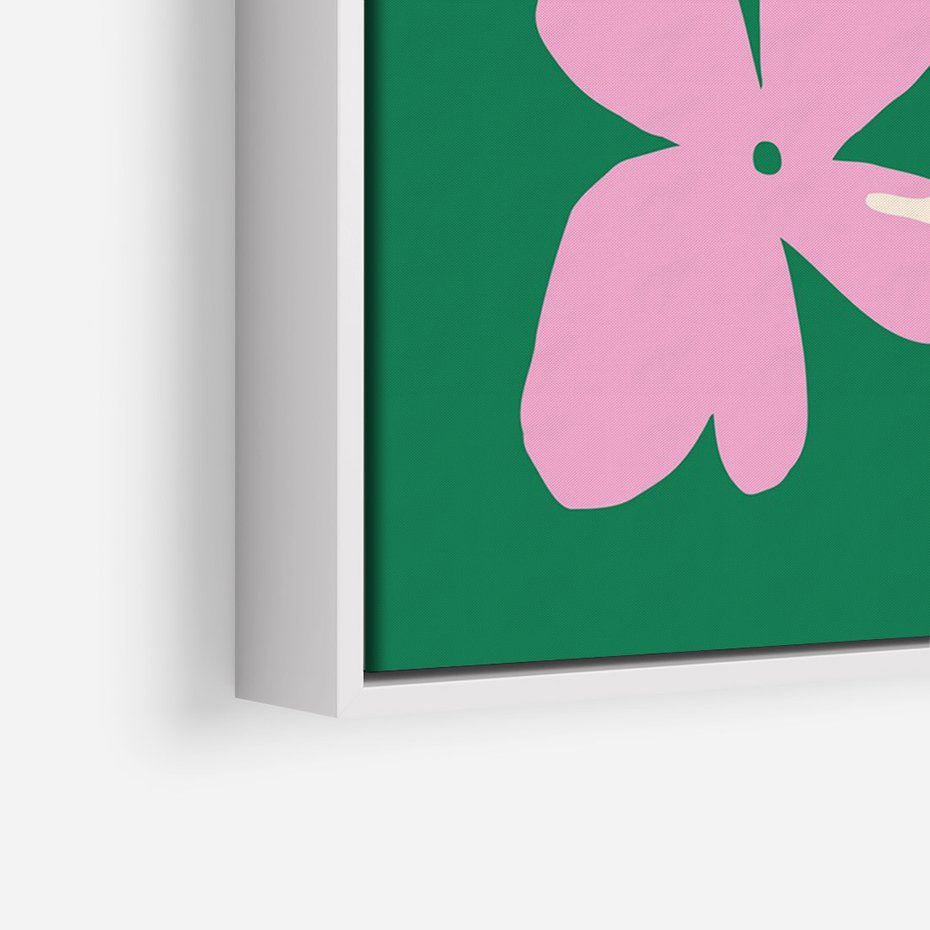 Obraz w ramie 50x70 - Wewnętrzne Fale - abstrakcyjny plakat, boho styl - rama biała