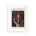 Plakat w ramie 30x40 - Reprodukcja A.Mucha - Mucha, plakat z reprodukcją - rama biała