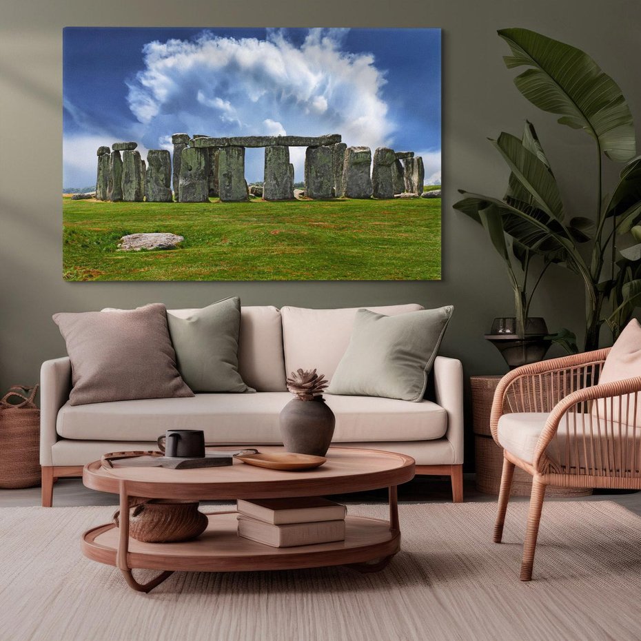 Obraz na płótnie 100x70 - Stonehenge: Tajemnica starożytności - Stonehenge, UK