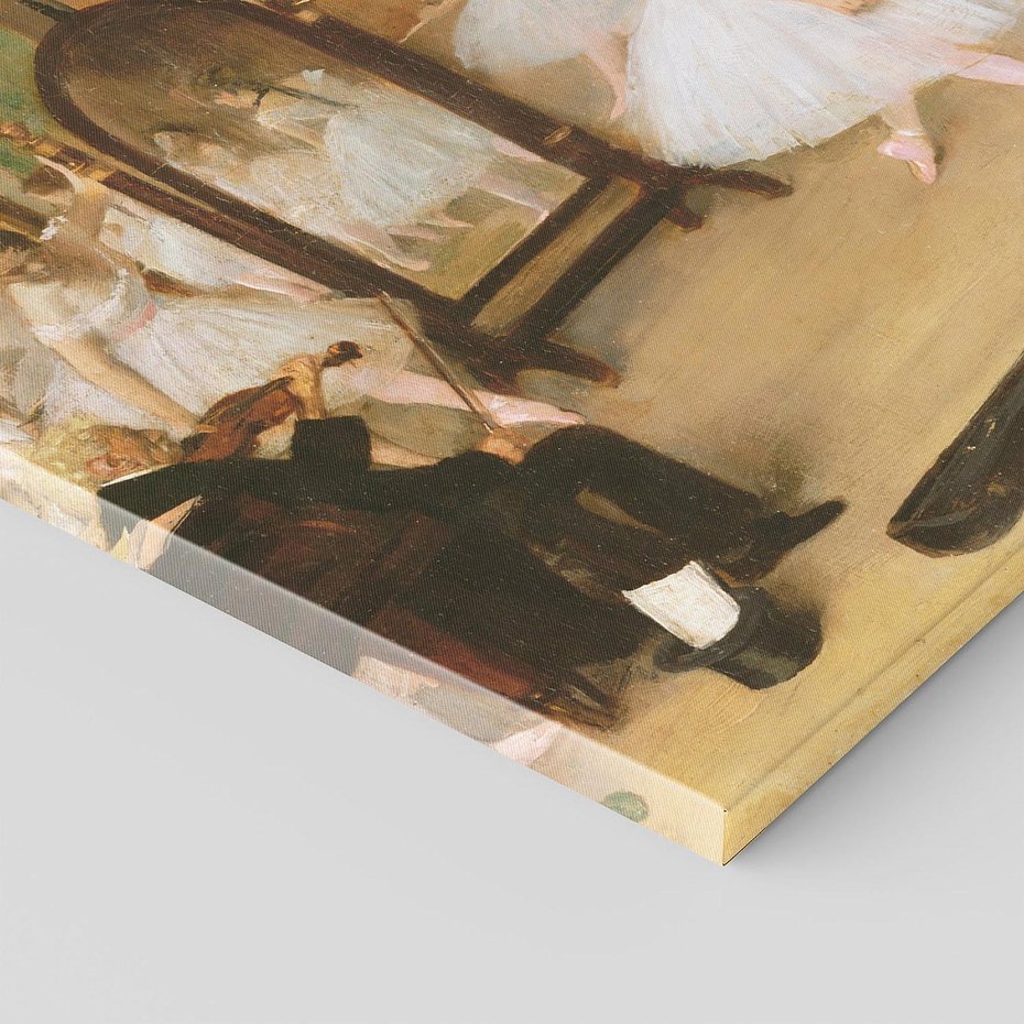 Obraz na płótnie 70x70 - The Dancing Class (1870), Edgar Degas - Reprodukcja - reprodukcja, obraz na płótnie