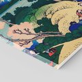 Obraz na płótnie 80x120 - "Goten-Yama Hill, Shinagawa on the Tokaido" Katsushika Hokusai - Reprodukcja - reprodukcja, obraz na płótnie