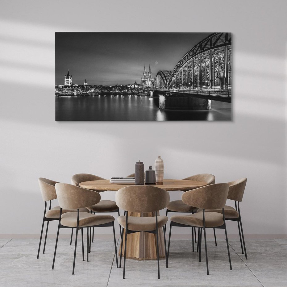 Obraz na płótnie 100x50 - Harmonia architektury - most, Niemcy