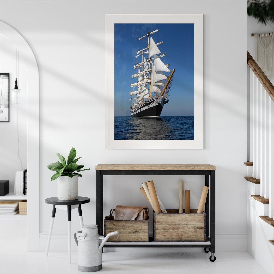 Plakat bez ramy 40x50 - Podróż na Żaglowcu Przygody - żaglowiec, podróż