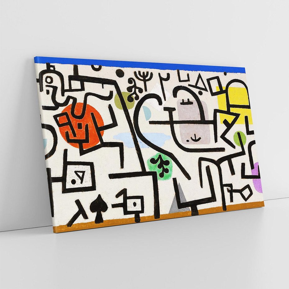 Obraz na płótnie 100x70 - Rich Port 1938, Paul Klee - Reprodukcja - reprodukcja, obraz na płótnie