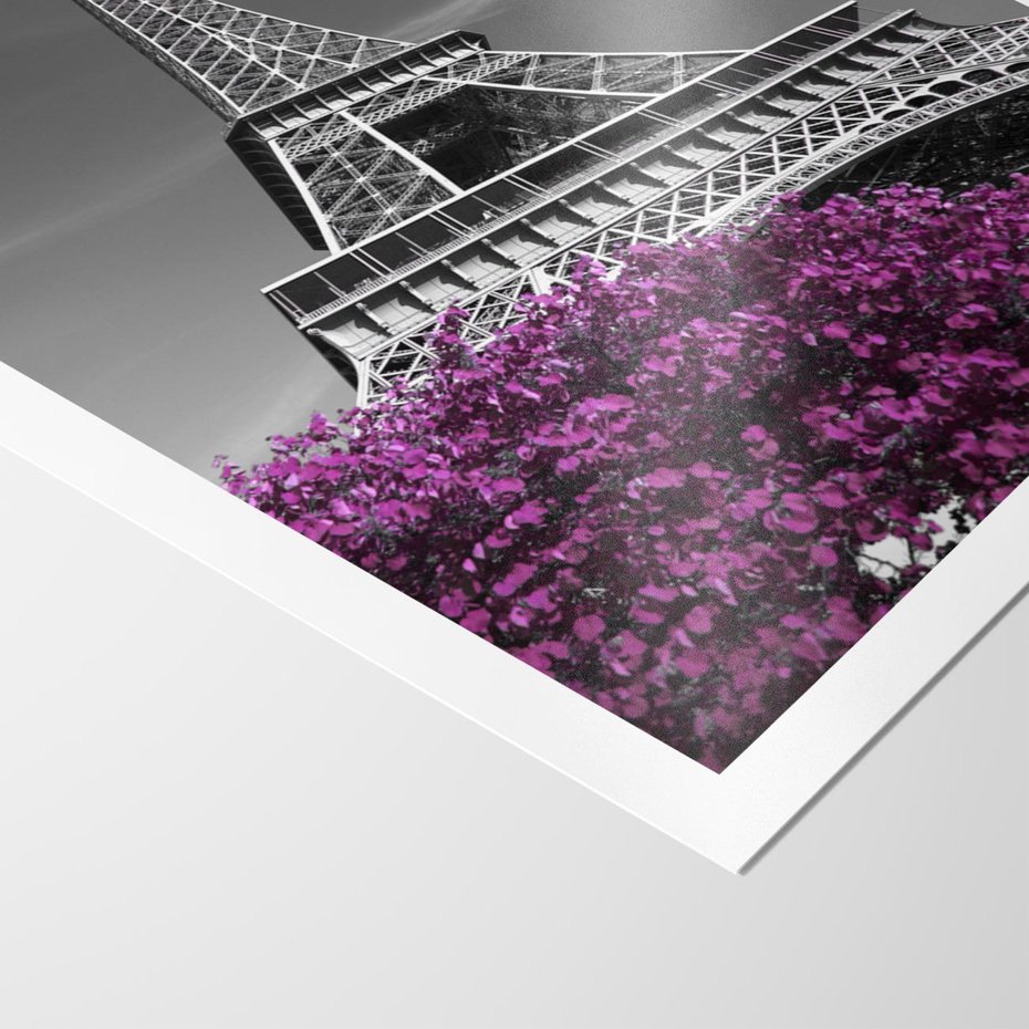 Plakat bez ramy 21x30 - Urok Eiffla w Paryżu - Eiffla, Paryż