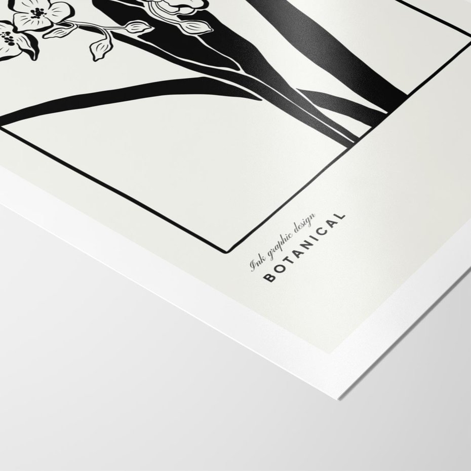 Plakat bez ramy 30x40 - Symfonia kwiatowej ekspresji - kwiat, grafika