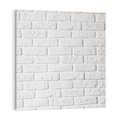 Obraz na płótnie 80x80 - Wymiarowa Struktura - ściana, cegła