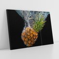 Obraz na płótnie 120x80 - Ananas Egzotyczne Cudo - ananas, owoc