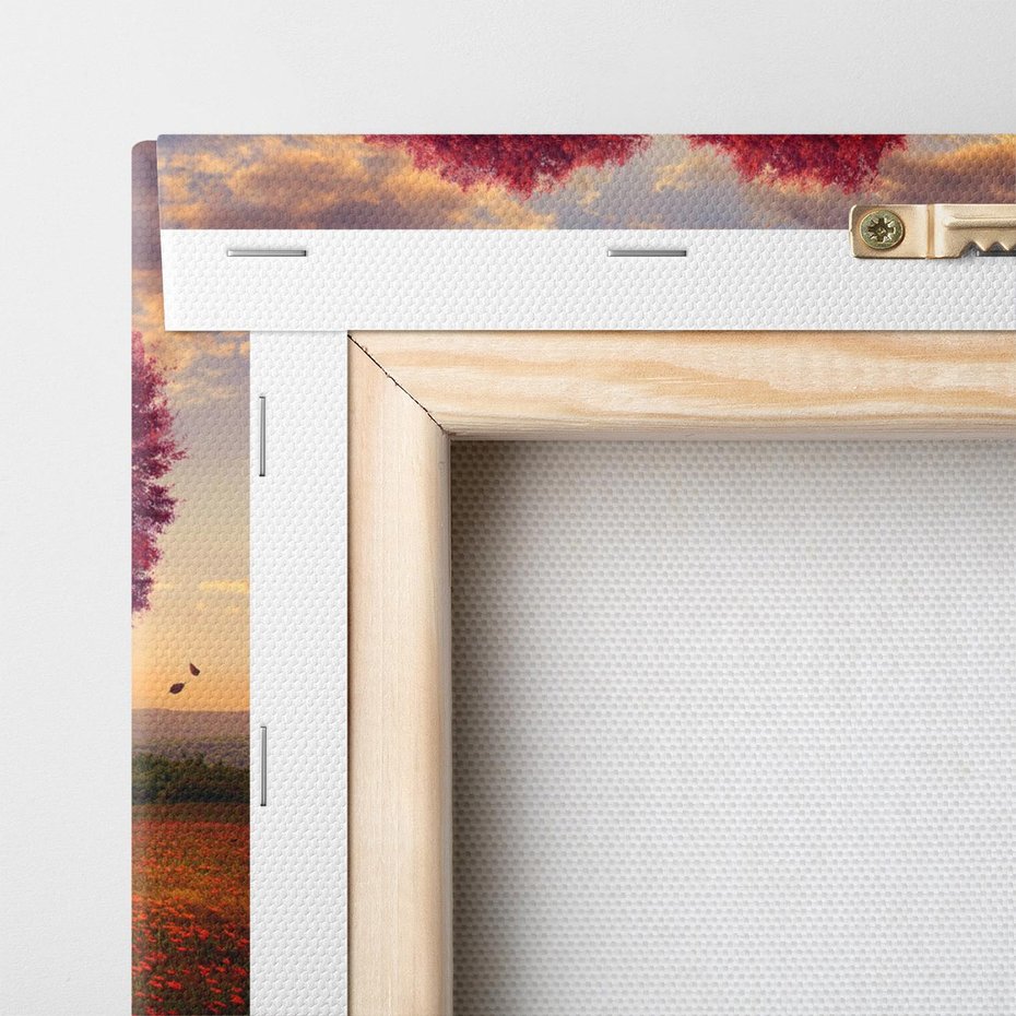 Obraz na płótnie 60x60 - serce natury - drzewo, serce