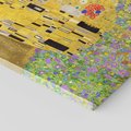Obraz na płótnie 50x70 - "Pocałunek" (1907–1908) Gustav Klimt - Reprodukcja - reprodukcja, obraz na płótnie
