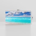 Obraz na płótnie 140x70 - Idylliczna plaża nad morzem - plaża, morze