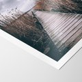 Plakat bez ramy 30x40 - Mglisty krajobraz - pomost, morze