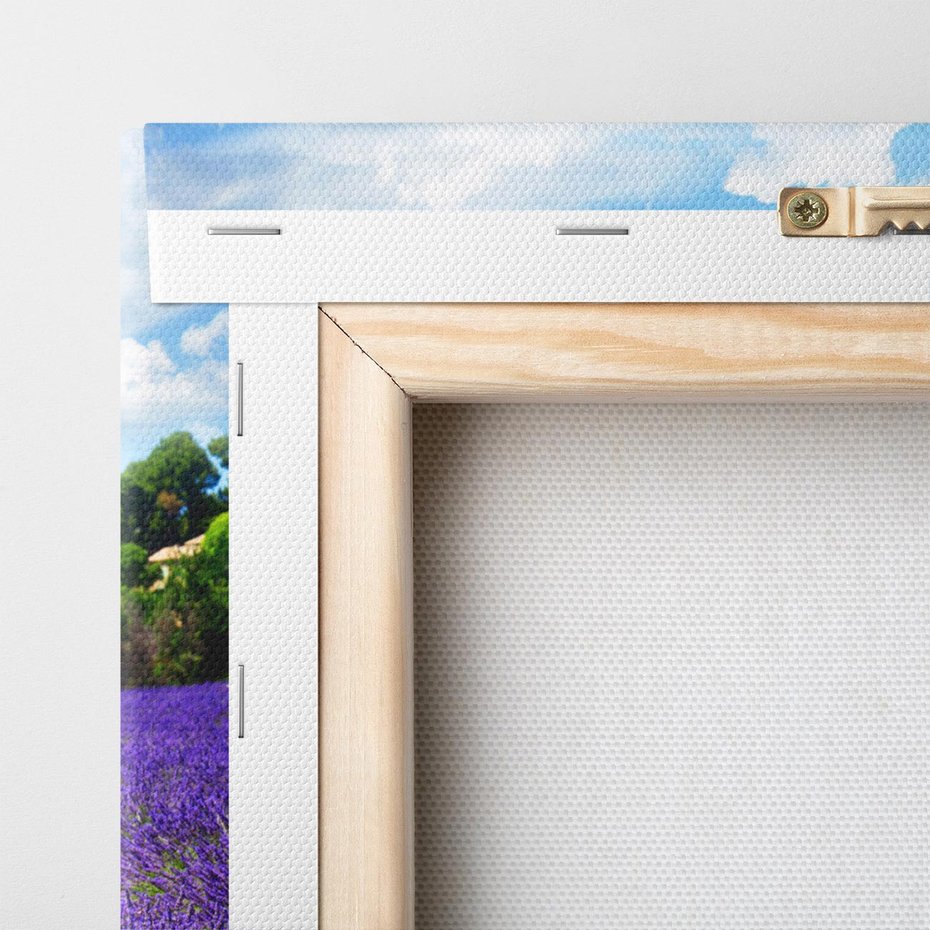 Obraz na płótnie 30x30 - Prowansalska Lawenda - lawenda, prowansja