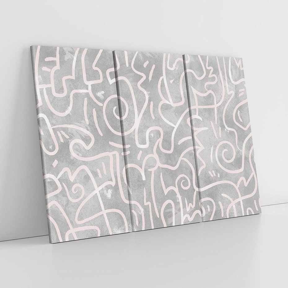 Obraz na płótnie 120x80 - Sploty odblasków i zawirowań - abstrakcyjne rysunki, wzorek