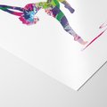 Plakat bez ramy 30x40 - Taniec w akwareli - taniec, akwarela