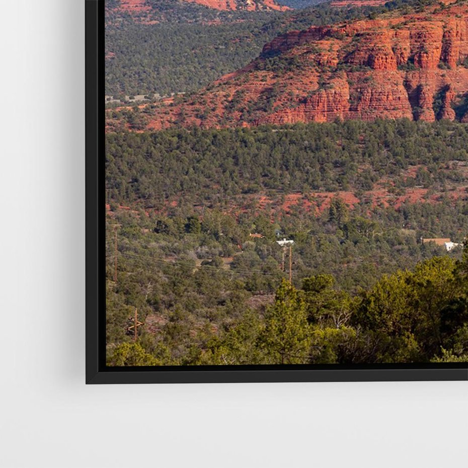 Obraz w ramie 70x50 - Majestatyczny Wielki Kanion - wielki kanion, perspektywa - rama czarna