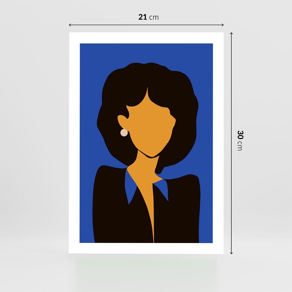 Plakat bez ramy 21x30 - Modernistyczne Wibracje - sztuka nowoczesna, plakat