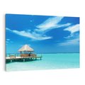 Obraz na płótnie 120x80 - Magia tropikalnego molo - tropiki, ocean