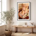 Plakat w ramie 30x40 - Relaksujące Spa i Perfekcyjny Manicure - spa, paznokcie - rama czarna
