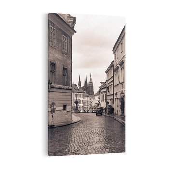 Obraz na płótnie 80x120 - Przygoda Na Horyzoncie - uliczka, perspektywa