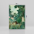 Obraz na płótnie 80x120 - "The Equatorial Jungle " (1909) Henri Rousseau - Reprodukcja - reprodukcja, obraz na płótnie