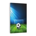 Obraz na płótnie 80x120 - Piłkarska ekscytacja w momencie gola - piłka, nożna