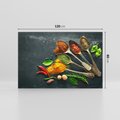 Obraz na płótnie 120x80 - Smak Orientu - przyprawy, azja
