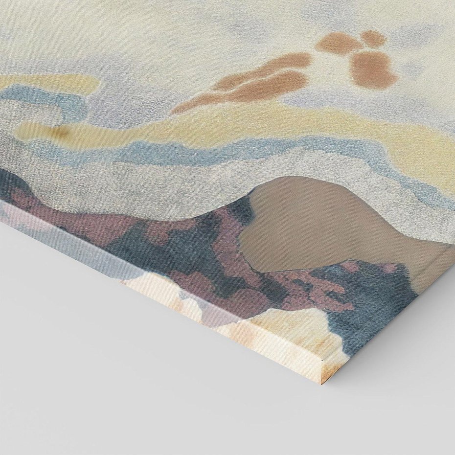 Obraz na płótnie 60x60 - Melancholijne oddechy pędzla - abstrakcyjne formy, zgaszone kolory