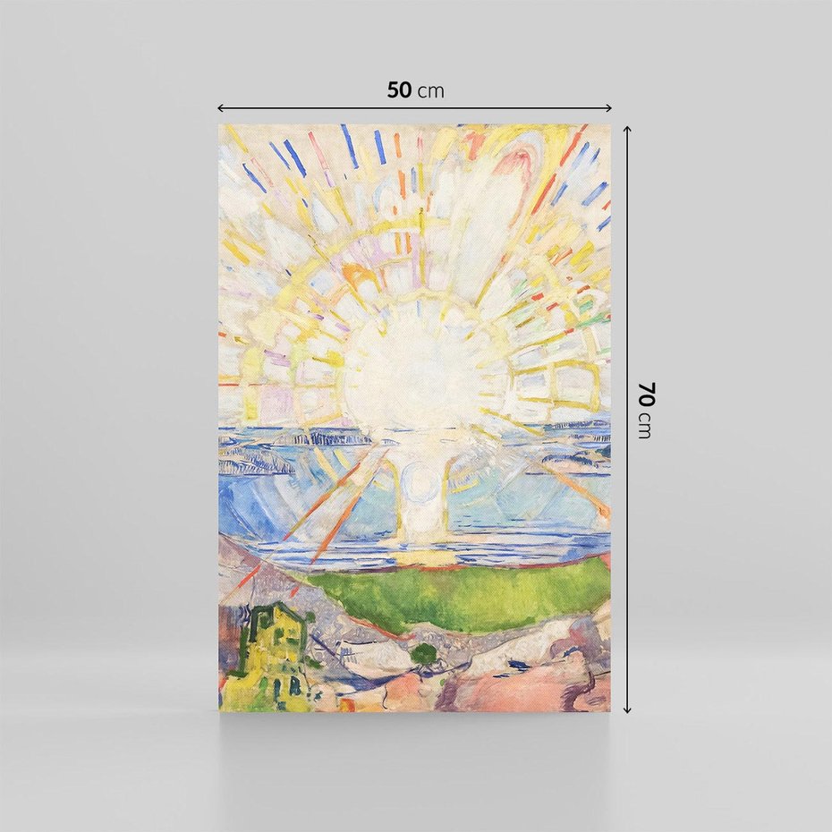 Obraz na płótnie 50x70 - "Solenintro" (1912-1913) Edvard Munch - Reprodukcja - reprodukcja, obraz na płótnie