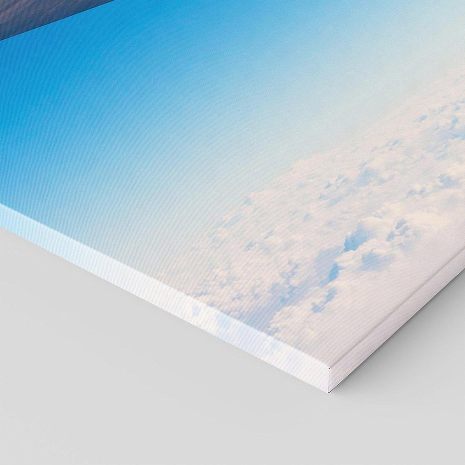 Obraz na płótnie 120x80 - Samolot ku Księżycowi - samolot, ksieżyc