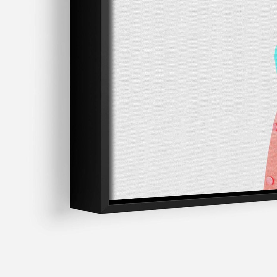 Obraz w ramie 100x70 - Rytmy Wspomnień - kolaż zdjęć, kobieta - rama czarna