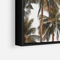 Obraz w ramie 50x70 - Palmy - tęsknota za Hawajami - palmy, Hawaje - rama czarna