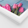 Plakat w ramie 50x70 - Piękno w pełnym rozkwicie - kwiaty, tulipany - rama biała