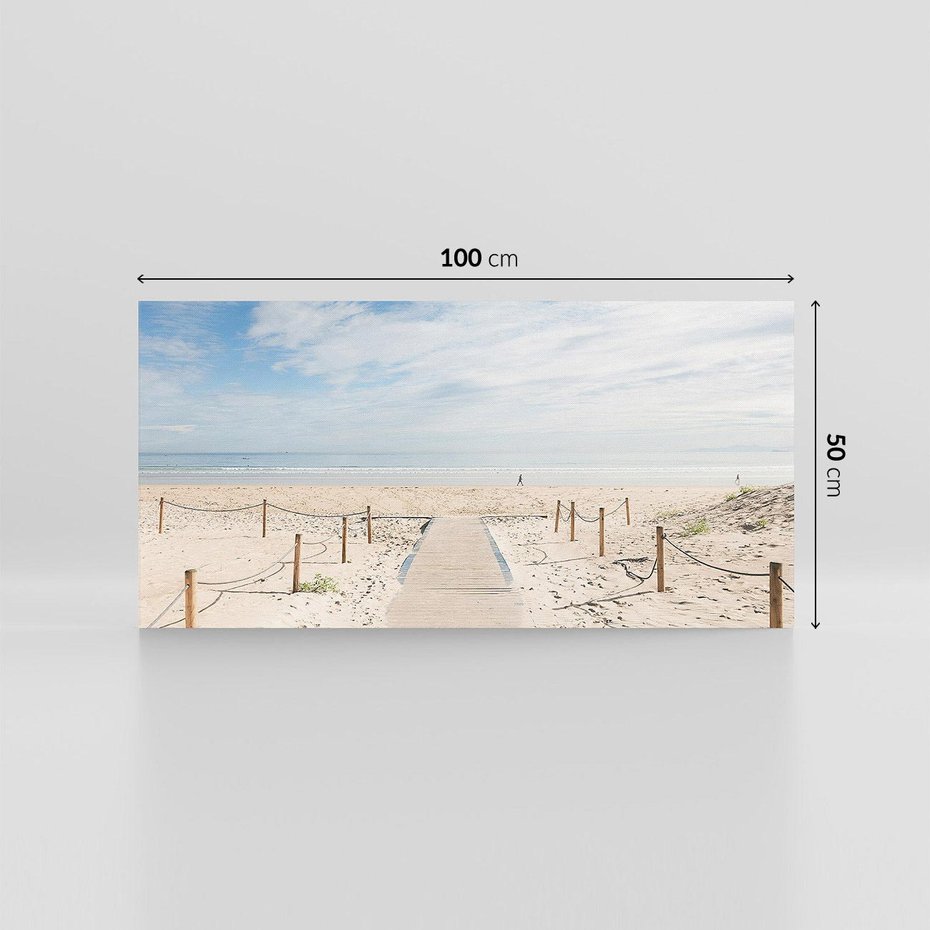 Obraz na płótnie 100x50 - Ścieżka na plaży - plaża, ścieżka