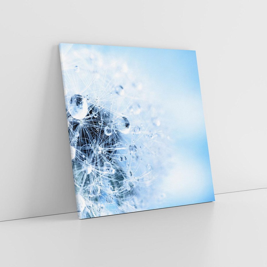 Obraz na płótnie 80x80 - Kwiatowa abstrakcja - abstrakcja, kwiat