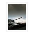 Plakat bez ramy 21x30 - Siła i determinacja: czołgi wojenne - czołgi, wojna