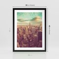 Plakat w ramie 30x40 - Nowy Jork w oczach - Nowy Jork - rama czarna