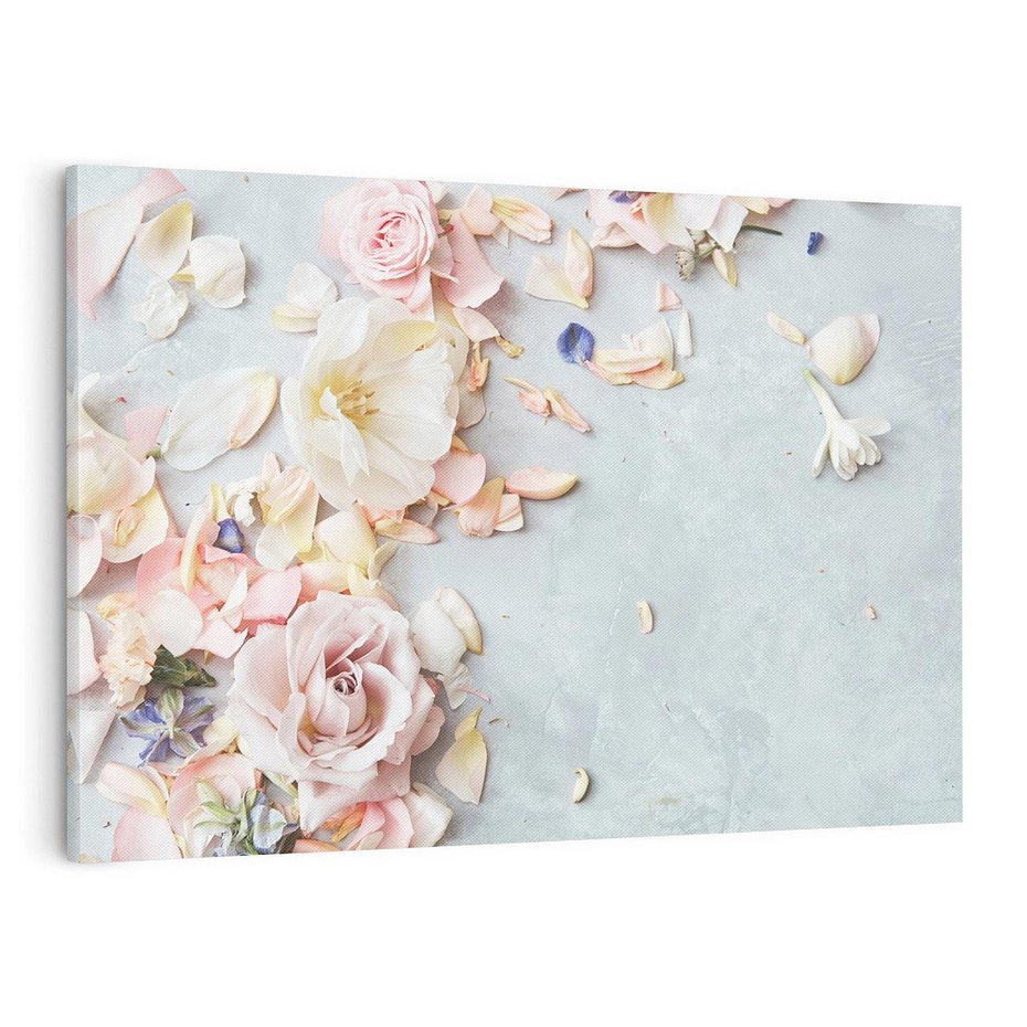 Obraz na płótnie 120x80 - Róże: kwiatowy urok - róże, kwiaty