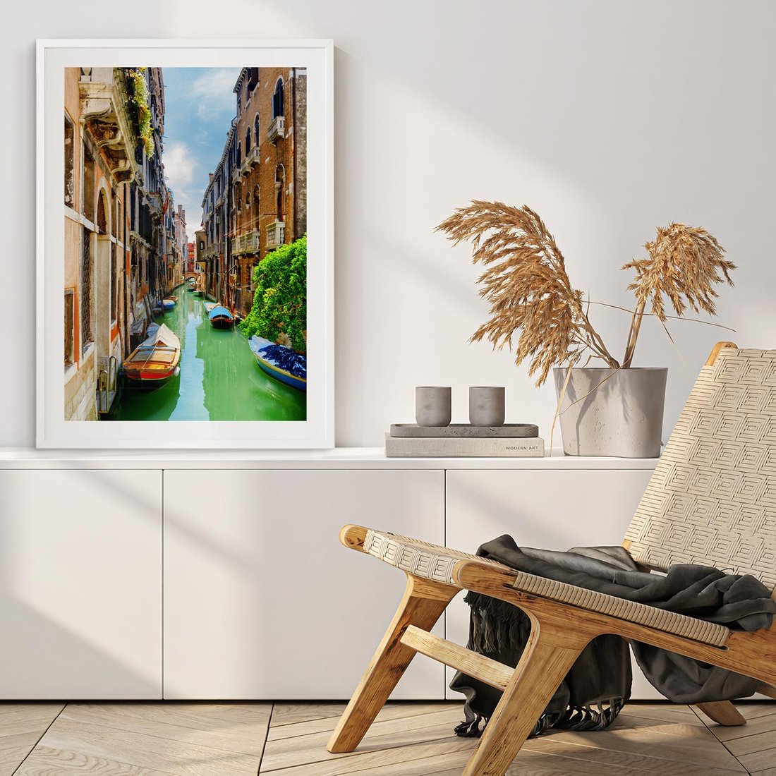 Plakat bez ramy 50x70 - Wenecja: romantyczne miasto wodnych dróg - Wenecja, Włochy