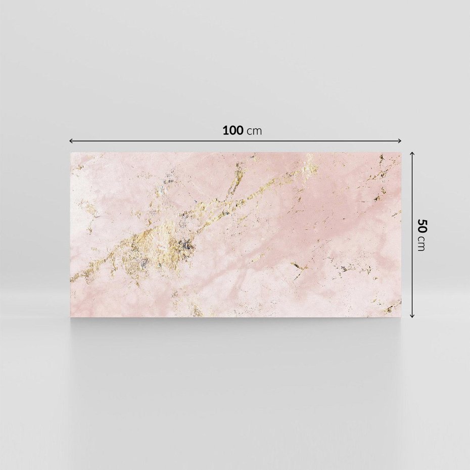 Obraz na płótnie 100x50 - Piękno w Szczegółach - marmur, złoto