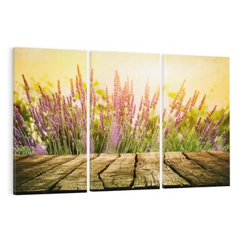 Obraz na płótnie 120x80 - Delikatność i Urok - lawenda, kwiat