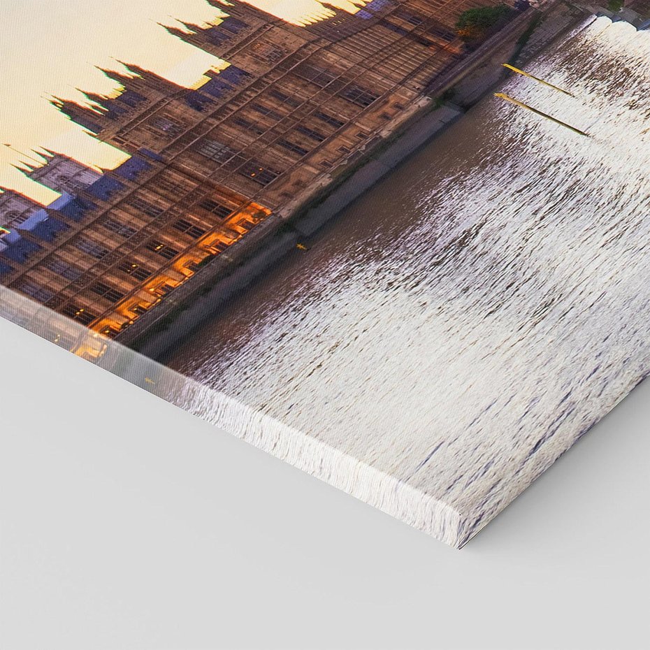 Obraz na płótnie 120x60 - London Calling: Autobus i Big Ben - Londyn, autobus