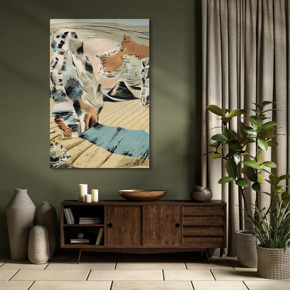 Obraz na płótnie 70x100 - Avebury (1937), Paul Nash - Reprodukcja - reprodukcja, obraz na płótnie