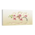 Obraz na płótnie 140x70 - Kwiatowa harmonia w SPA - orchidea, kwiat