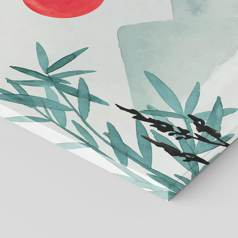 Obraz na płótnie 100x70 - Zaklęte Wzgórza - krajobraz, japonia